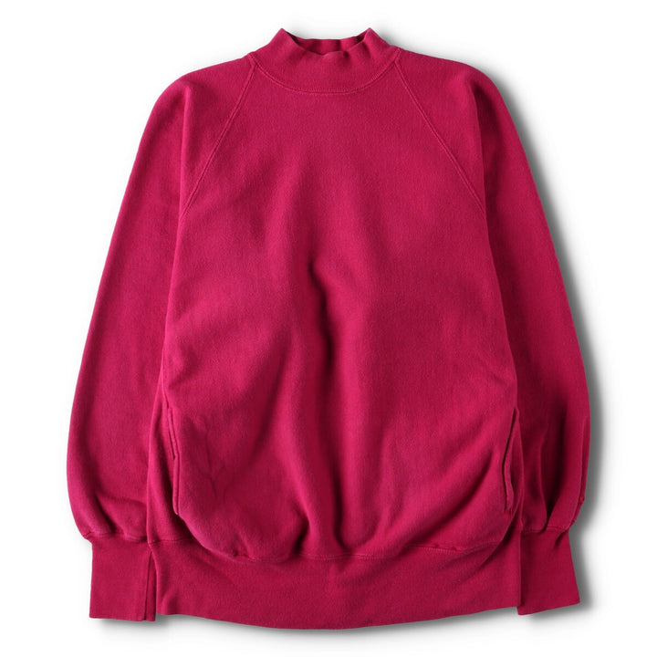 90'S Champion Reverse Weave Sweatshirt with Embroidered Tag, No Eyes, Plain, Women's Size L cotton pink type Vintage Second Hand