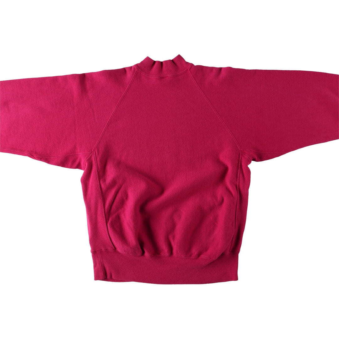 90'S Champion Reverse Weave Sweatshirt with Embroidered Tag, No Eyes, Plain, Women's Size L cotton pink type Vintage Second Hand