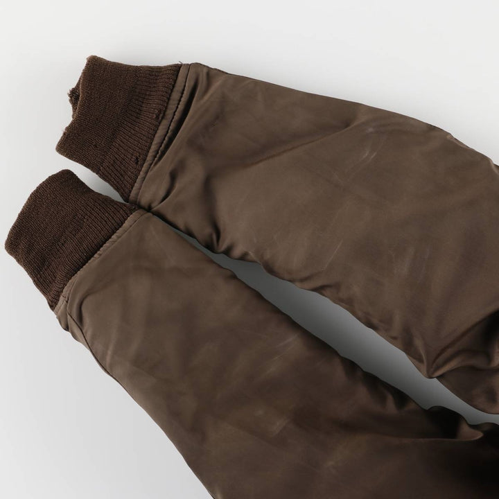 1970'S US Military G-1 Leather Flight Jacket, Made in USA, Men's Size Medium, Vintage genuine leather brown type Vintage Second Hand