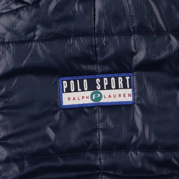 Ralph Lauren Polo Sport Padded Reversible Ripstop Anorak Jacket, Men's Size XL polyester yellow type Vintage Second Hand