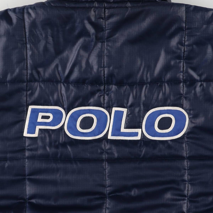 Ralph Lauren Polo Sport Padded Reversible Ripstop Anorak Jacket, Men's Size XL polyester yellow type Vintage Second Hand