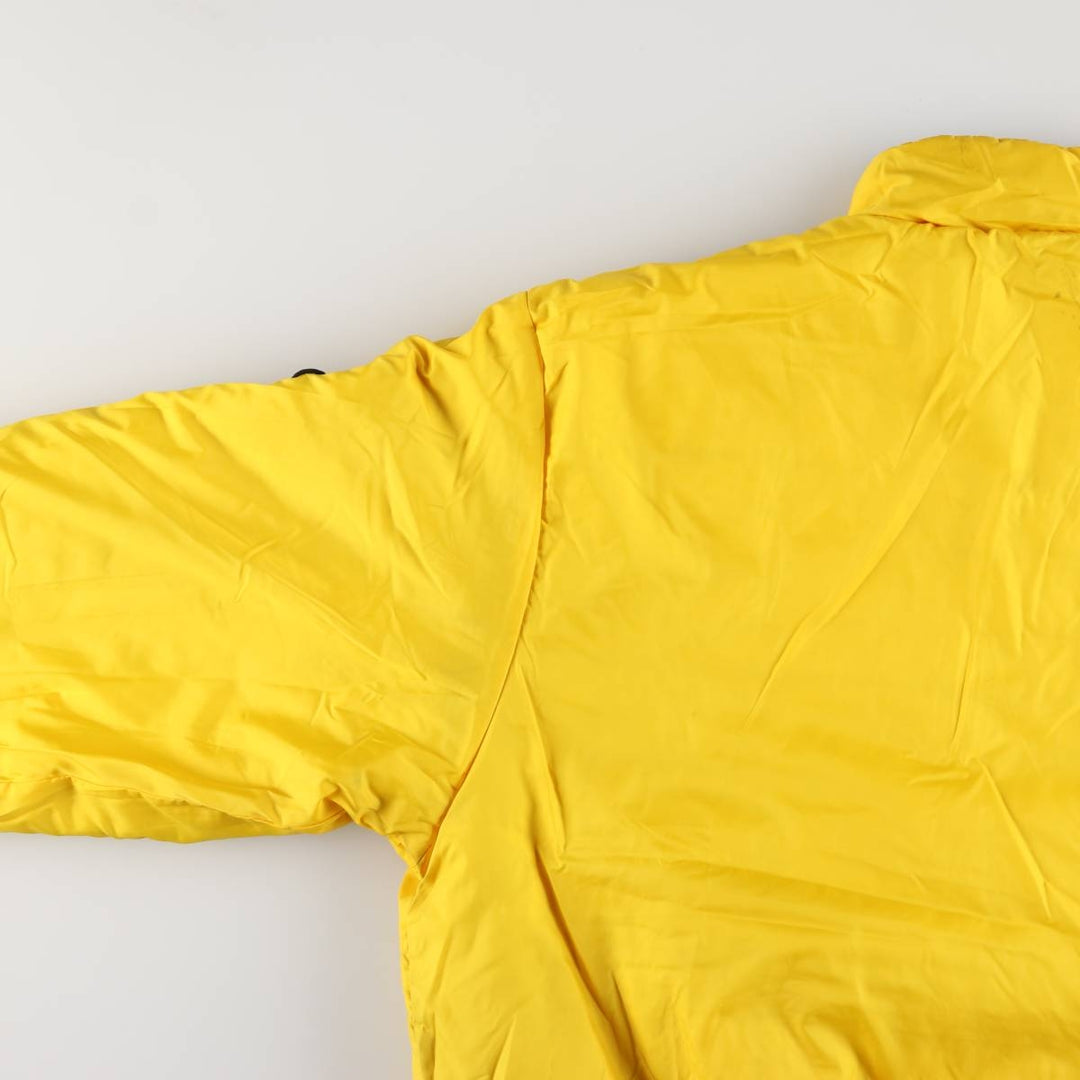 Ralph Lauren Polo Sport Padded Reversible Ripstop Anorak Jacket, Men's Size XL polyester yellow type Vintage Second Hand