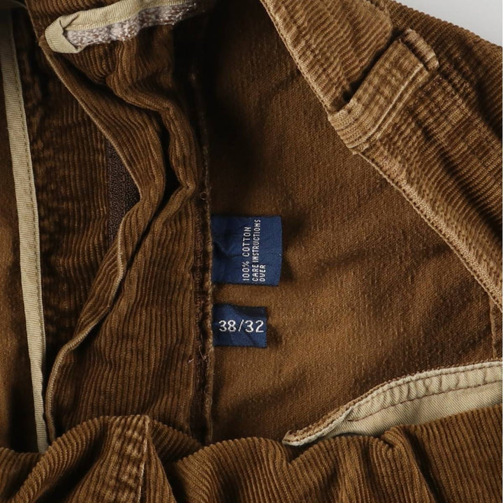 Vintage Ralph Lauren POLO by Ralph Lauren corduroy cargo pants, men's size W39. cotton brown type Vintage Second Hand