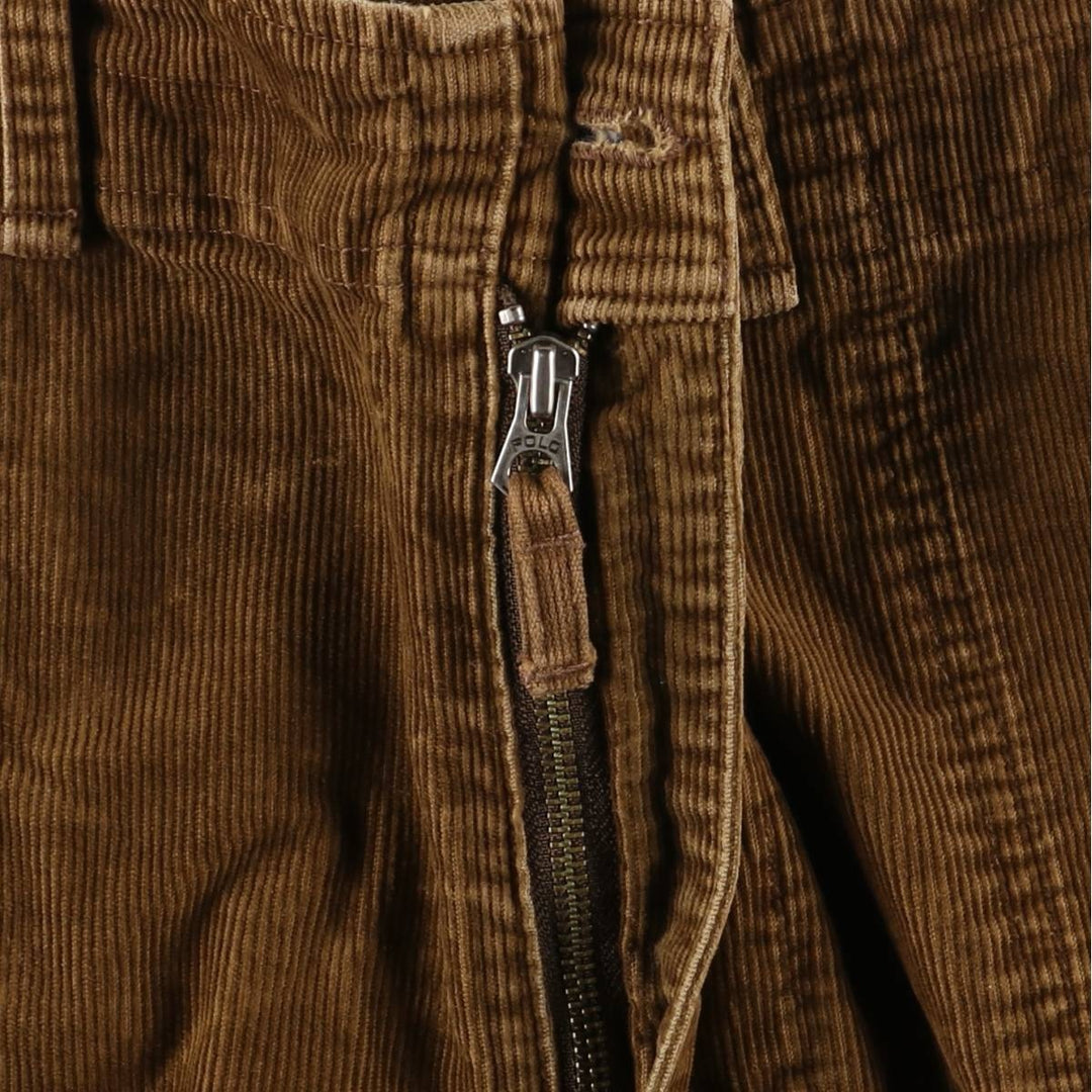 Vintage Ralph Lauren POLO by Ralph Lauren corduroy cargo pants, men's size W39. cotton brown type Vintage Second Hand