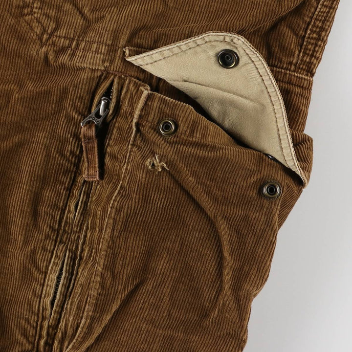 Vintage Ralph Lauren POLO by Ralph Lauren corduroy cargo pants, men's size W39. cotton brown type Vintage Second Hand
