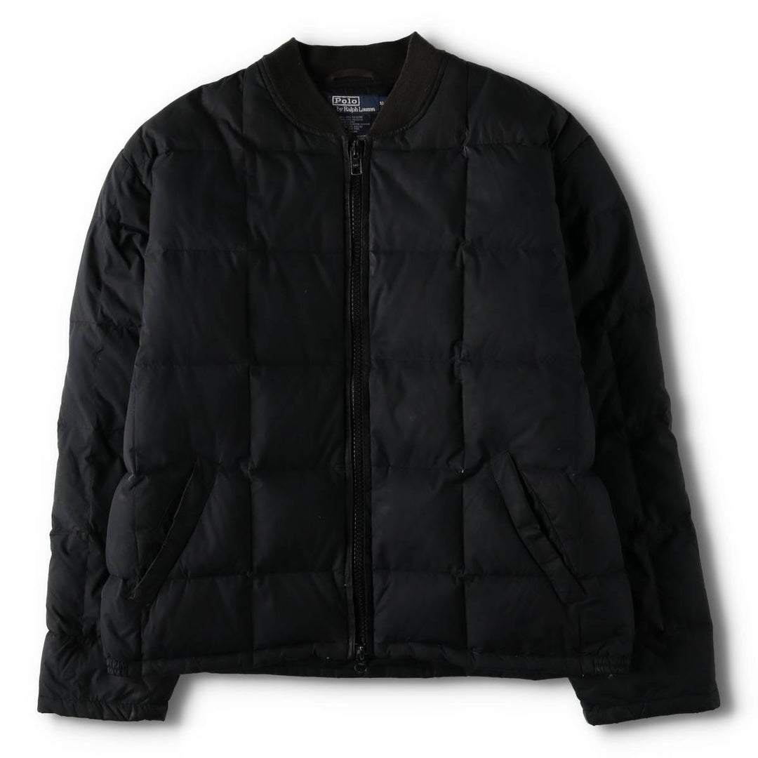 Ralph Lauren POLO by Ralph Lauren down jacket, men's size XL polyester black type Vintage Second Hand