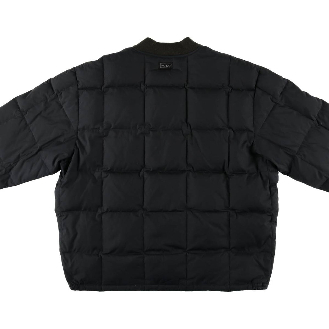 Ralph Lauren POLO by Ralph Lauren down jacket, men's size XL polyester black type Vintage Second Hand
