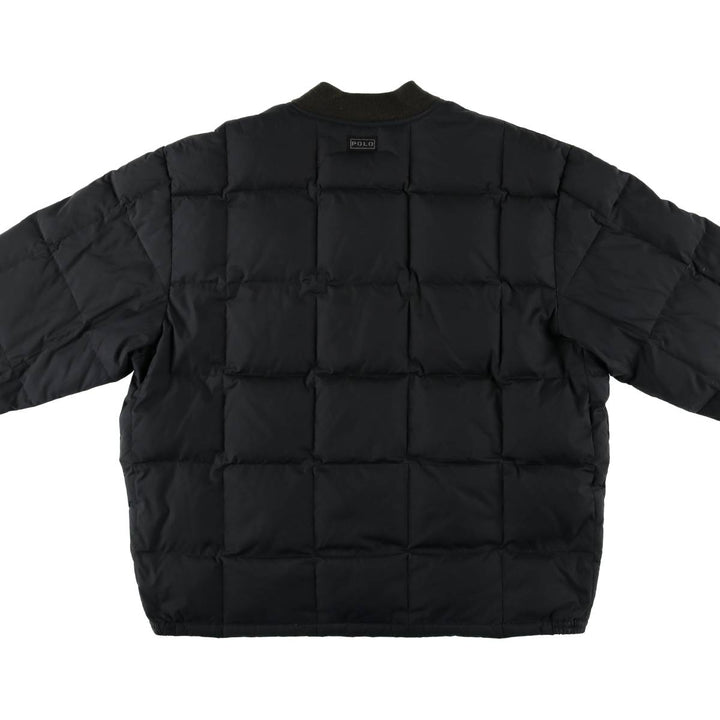 Ralph Lauren POLO by Ralph Lauren down jacket, men's size XL polyester black type Vintage Second Hand