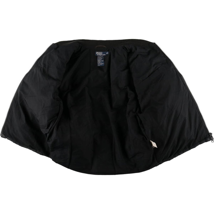 Ralph Lauren POLO by Ralph Lauren down jacket, men's size XL polyester black type Vintage Second Hand