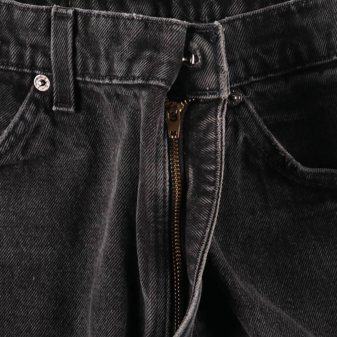 90'S Levi's 40505-4159 Orange Tab Black Denim Tapered Denim Pants Men's Size 35 cotton black type Vintage Second Hand