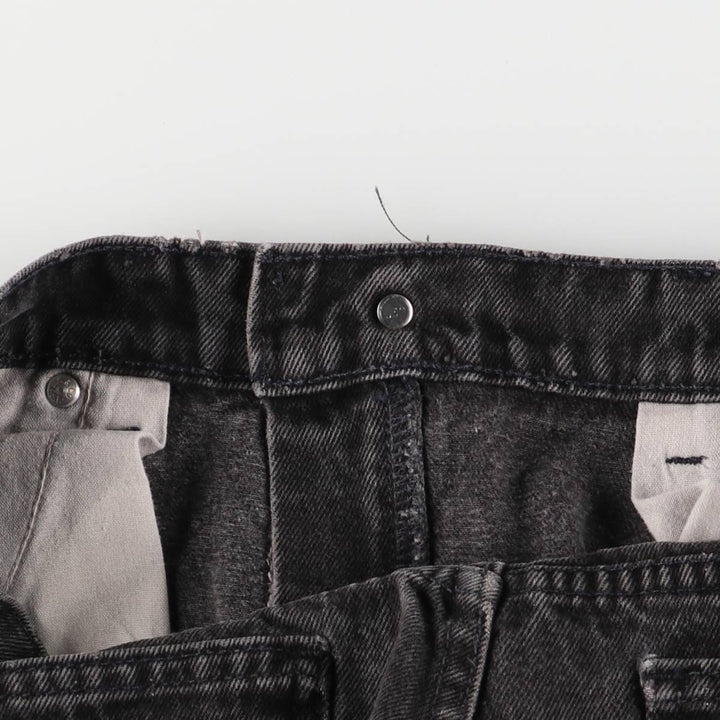 90'S Levi's 40505-4159 Orange Tab Black Denim Tapered Denim Pants Men's Size 35 cotton black type Vintage Second Hand