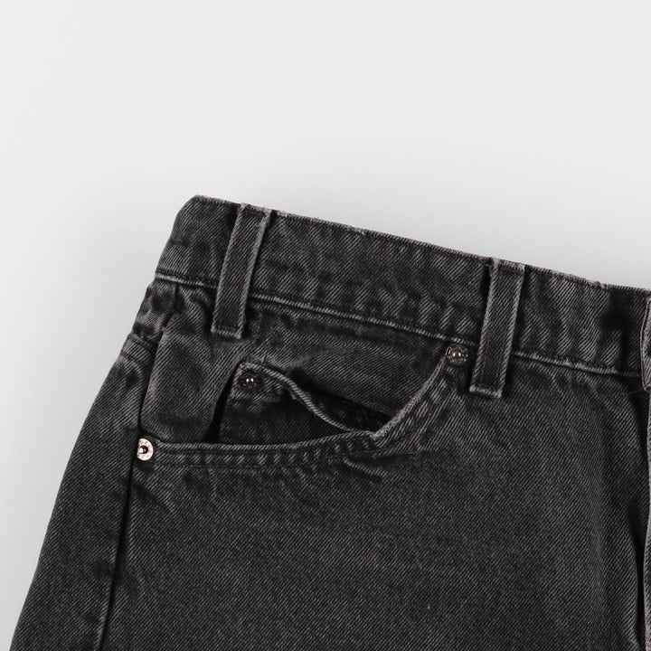 90'S Levi's 40505-4159 Orange Tab Black Denim Tapered Denim Pants Men's Size 35 cotton black type Vintage Second Hand