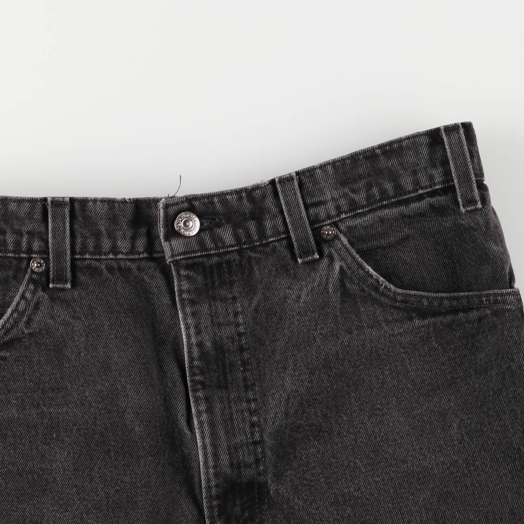 90'S Levi's 40505-4159 Orange Tab Black Denim Tapered Denim Pants Men's Size 35 cotton black type Vintage Second Hand