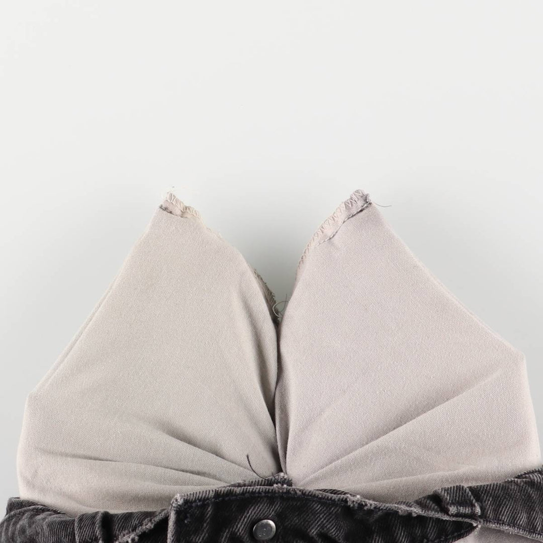 90'S Levi's 40505-4159 Orange Tab Black Denim Tapered Denim Pants Men's Size 35 cotton black type Vintage Second Hand