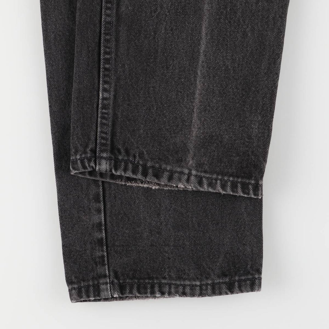 90'S Levi's 40505-4159 Orange Tab Black Denim Tapered Denim Pants Men's Size 35 cotton black type Vintage Second Hand