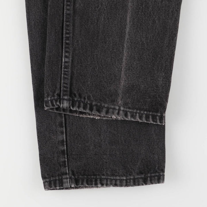 90'S Levi's 40505-4159 Orange Tab Black Denim Tapered Denim Pants Men's Size 35 cotton black type Vintage Second Hand