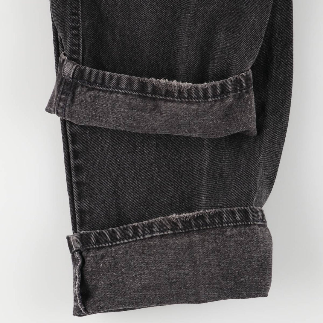 90'S Levi's 40505-4159 Orange Tab Black Denim Tapered Denim Pants Men's Size 35 cotton black type Vintage Second Hand
