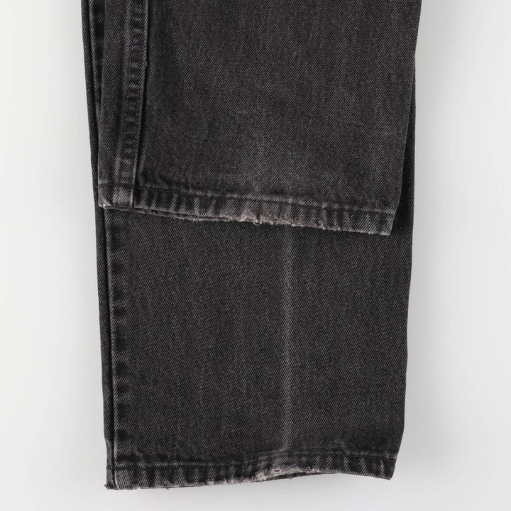 90'S Levi's 40505-4159 Orange Tab Black Denim Tapered Denim Pants Men's Size 35 cotton black type Vintage Second Hand