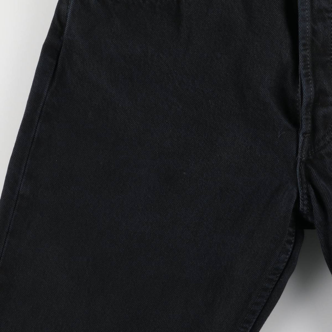 90'S Levi's 501-0165 Black Denim Straight Leg Denim Pants, Made in England, Men's, Size W30, Vintage cotton black type Vintage Second Hand