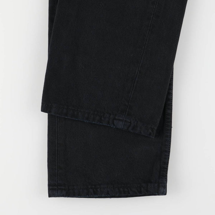 90'S Levi's 501-0165 Black Denim Straight Leg Denim Pants, Made in England, Men's, Size W30, Vintage cotton black type Vintage Second Hand