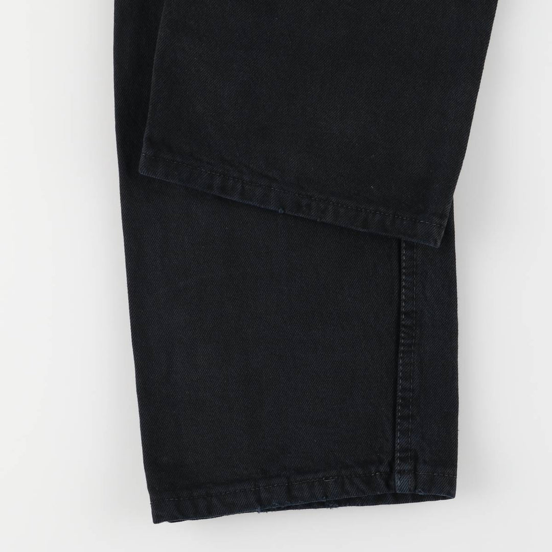 90'S Levi's 501-0165 Black Denim Straight Leg Denim Pants, Made in England, Men's, Size W30, Vintage cotton black type Vintage Second Hand