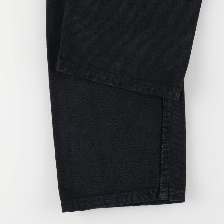 90'S Levi's 501-0165 Black Denim Straight Leg Denim Pants, Made in England, Men's, Size W30, Vintage cotton black type Vintage Second Hand