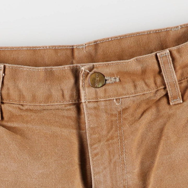 Carhartt Loose Original Fit Double Knee Duck Painter Pants, Made in USA, Men's W34 cotton brown type Vintage Second Hand