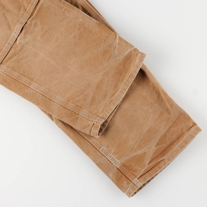 Carhartt Loose Original Fit Double Knee Duck Painter Pants, Made in USA, Men's W34 cotton brown type Vintage Second Hand
