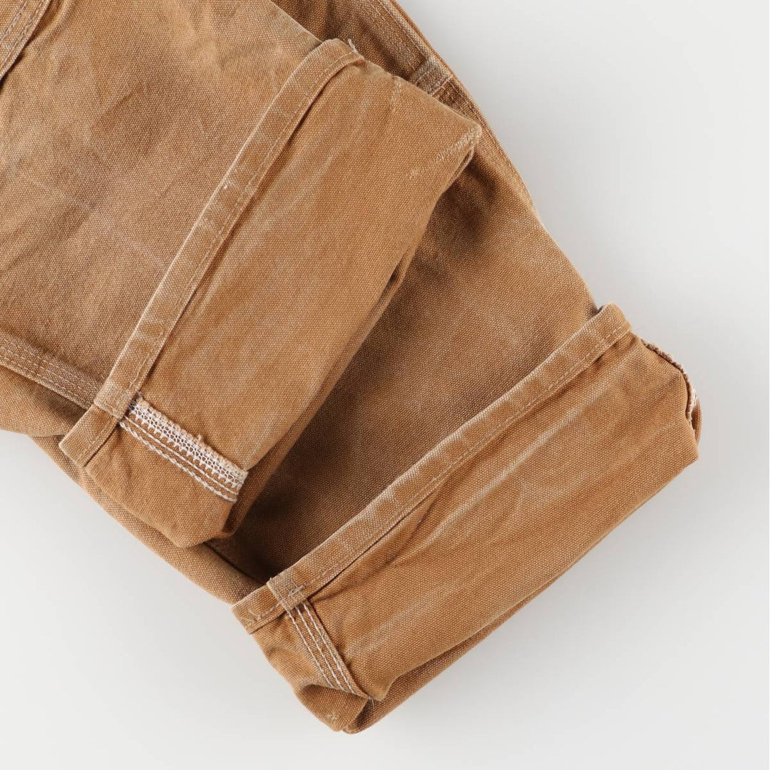 Carhartt Loose Original Fit Double Knee Duck Painter Pants, Made in USA, Men's W34 cotton brown type Vintage Second Hand