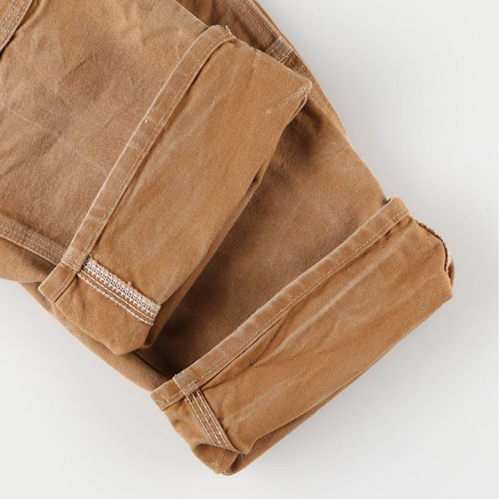 Carhartt Loose Original Fit Double Knee Duck Painter Pants, Made in USA, Men's W34 cotton brown type Vintage Second Hand