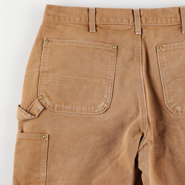 Carhartt Loose Original Fit Double Knee Duck Painter Pants, Made in USA, Men's W34 cotton brown type Vintage Second Hand