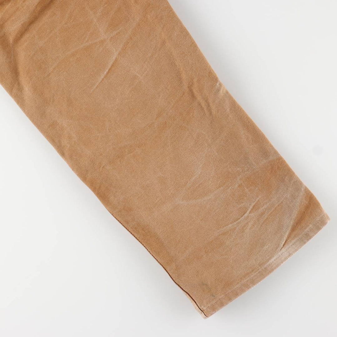 Carhartt Loose Original Fit Double Knee Duck Painter Pants, Made in USA, Men's W34 cotton brown type Vintage Second Hand