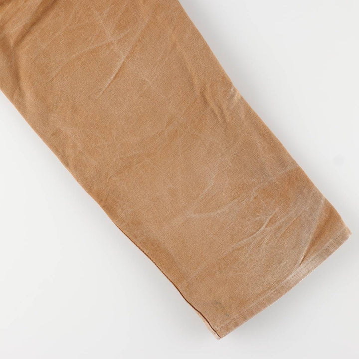 Carhartt Loose Original Fit Double Knee Duck Painter Pants, Made in USA, Men's W34 cotton brown type Vintage Second Hand