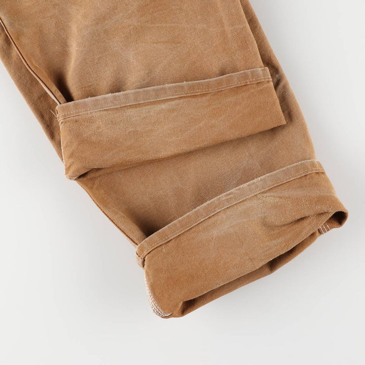 Carhartt Loose Original Fit Double Knee Duck Painter Pants, Made in USA, Men's W34 cotton brown type Vintage Second Hand