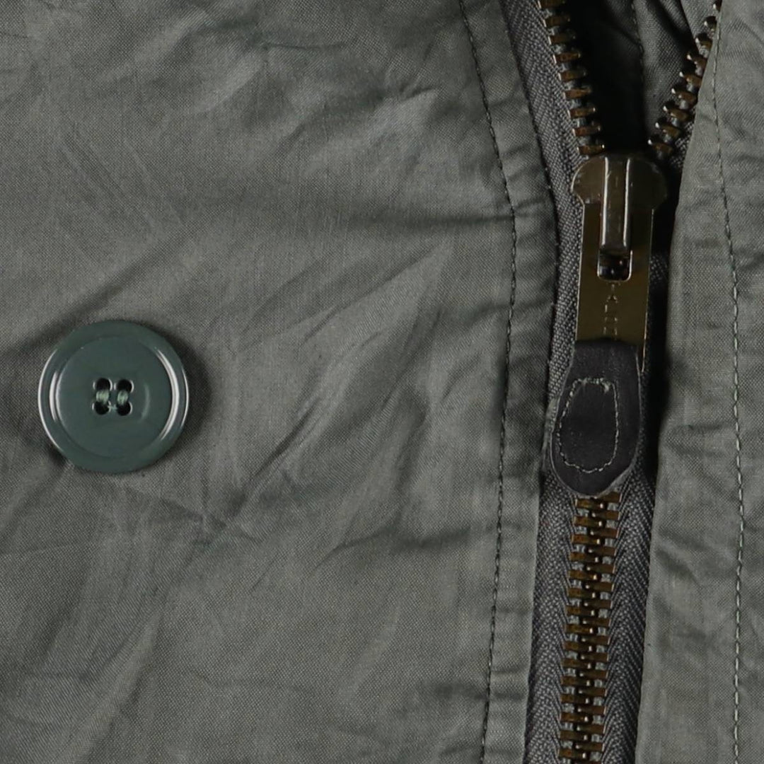 1980'S US Military N-3B Flight Jacket, Made in USA, Medium, Men's Size M, Vintage cotton gray type Vintage Second Hand