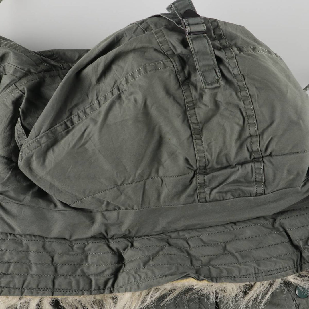 1980'S US Military N-3B Flight Jacket, Made in USA, Medium, Men's Size M, Vintage cotton gray type Vintage Second Hand