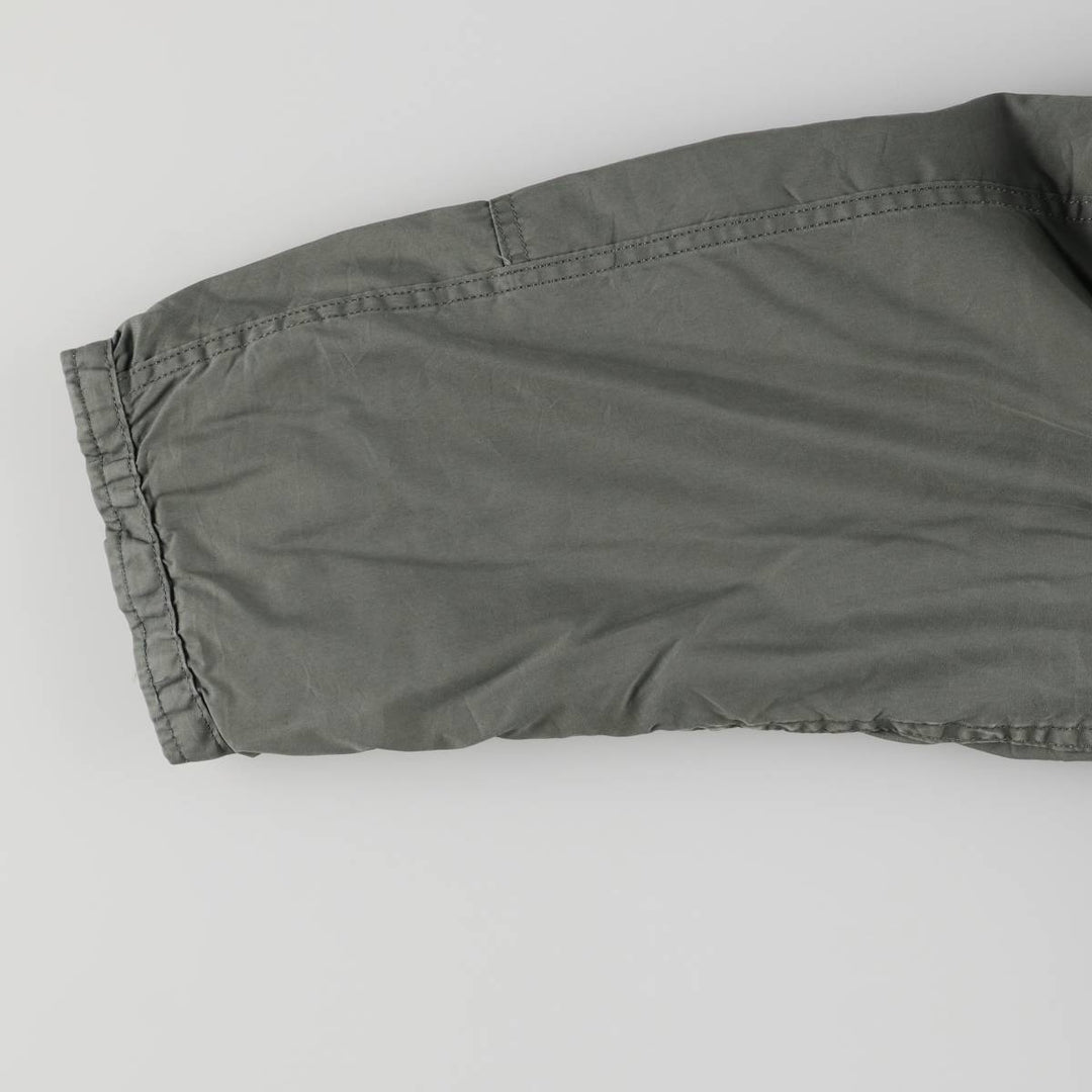 1980'S US Military N-3B Flight Jacket, Made in USA, Medium, Men's Size M, Vintage cotton gray type Vintage Second Hand