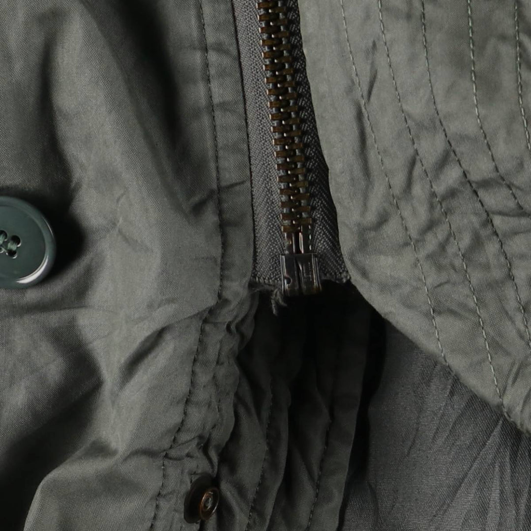 1980'S US Military N-3B Flight Jacket, Made in USA, Medium, Men's Size M, Vintage cotton gray type Vintage Second Hand