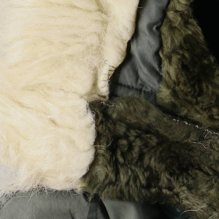 1980'S US Military N-3B Flight Jacket, Made in USA, Medium, Men's Size M, Vintage cotton gray type Vintage Second Hand