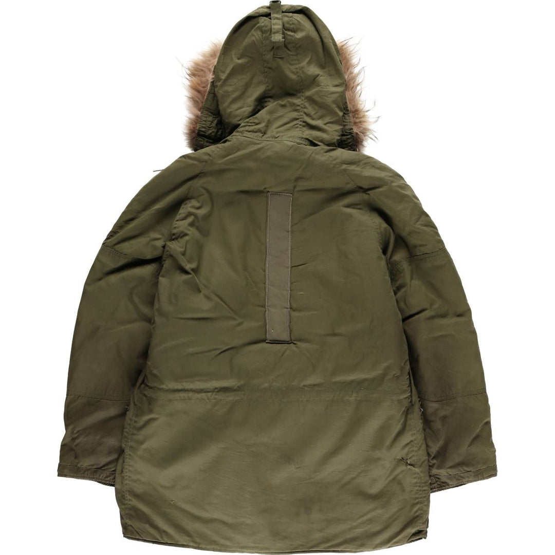 1970'S US Military N-3B Flight Jacket, Made in USA, Small, Men's Size Small, Vintage unclear Khaki type Vintage Second Hand