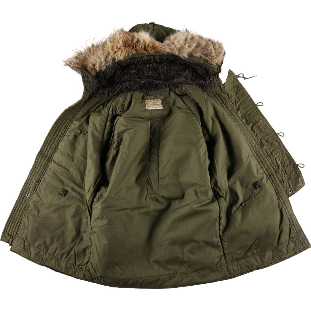 1970'S US Military N-3B Flight Jacket, Made in USA, Small, Men's Size Small, Vintage unclear Khaki type Vintage Second Hand