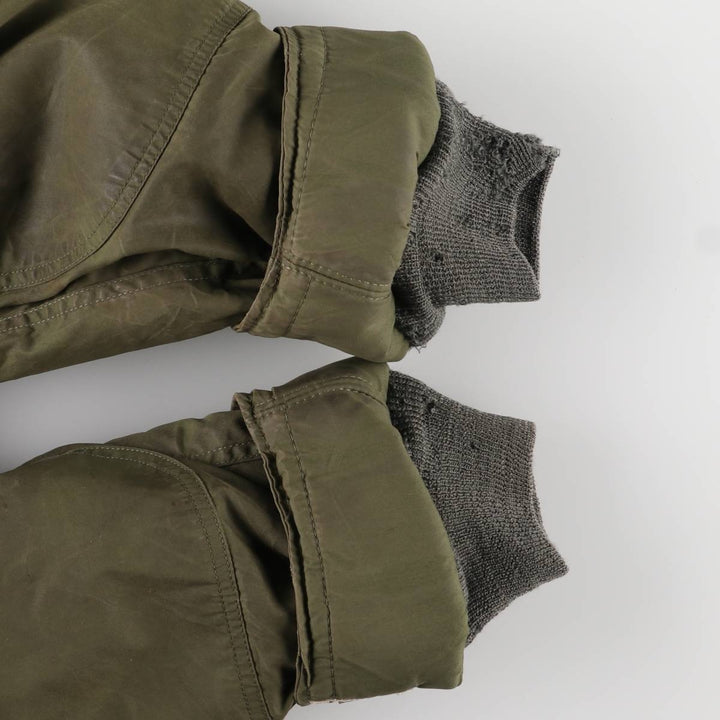 1970'S US Military N-3B Flight Jacket, Made in USA, Small, Men's Size Small, Vintage unclear Khaki type Vintage Second Hand