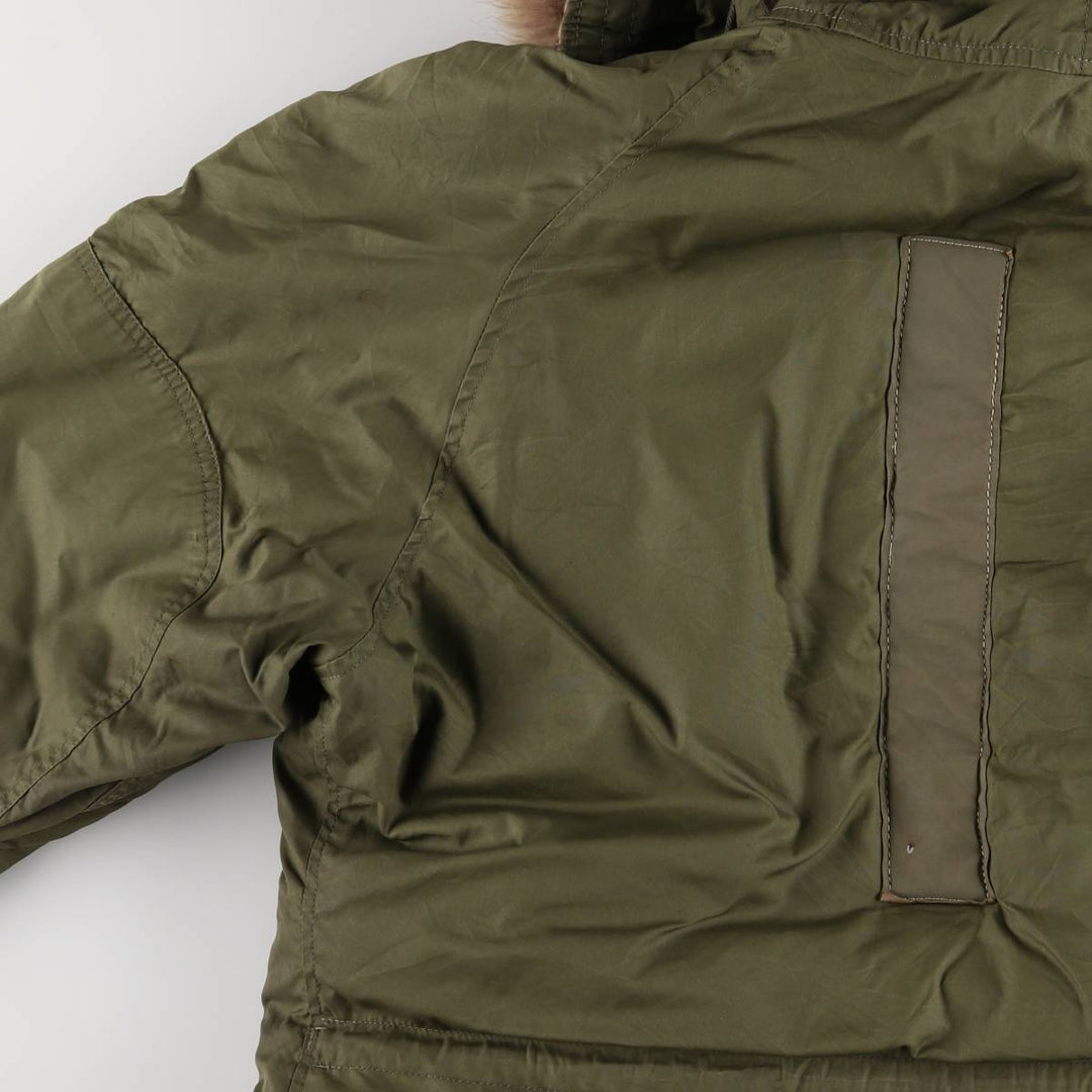1970'S US Military N-3B Flight Jacket, Made in USA, Small, Men's Size Small, Vintage unclear Khaki type Vintage Second Hand