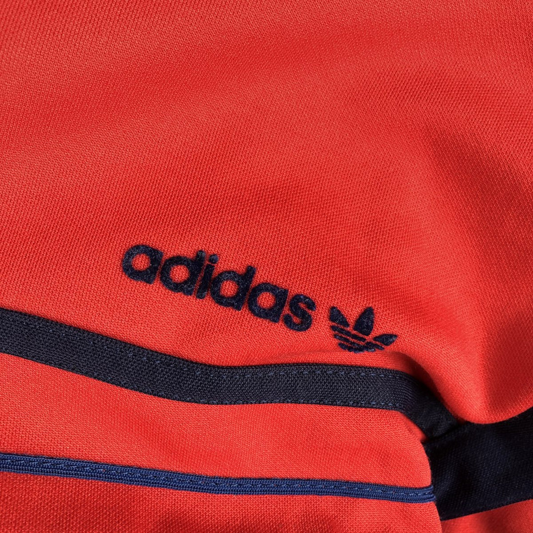70'S Adidas VENTEX ATP Jersey Track Jacket Made in France Men's M Size Vintage polyester red type Vintage Second Hand