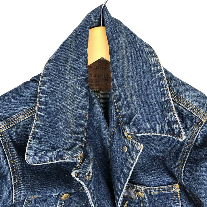 2000'S Ralph Lauren LAUREN JEANS CO denim coveralls, women's size L (approx.) cotton blue type Vintage Second Hand