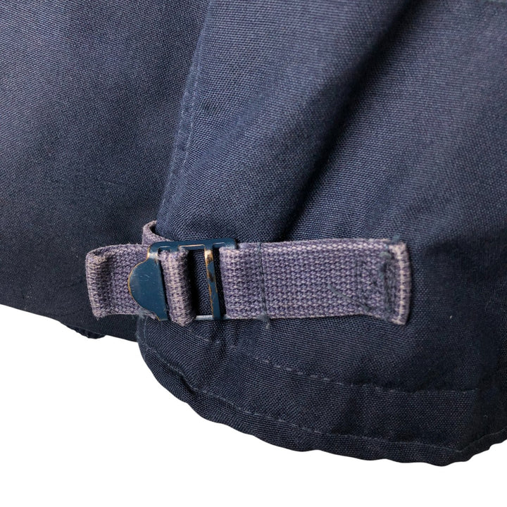 1990'S US Navy Aramid Deck Jacket, Made in USA, Size Medium (38-40), Men's M Aramid navy blue type Vintage Second Hand