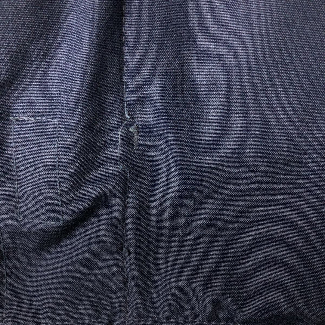 1990'S US Navy Aramid Deck Jacket, Made in USA, Size Medium (38-40), Men's M Aramid navy blue type Vintage Second Hand