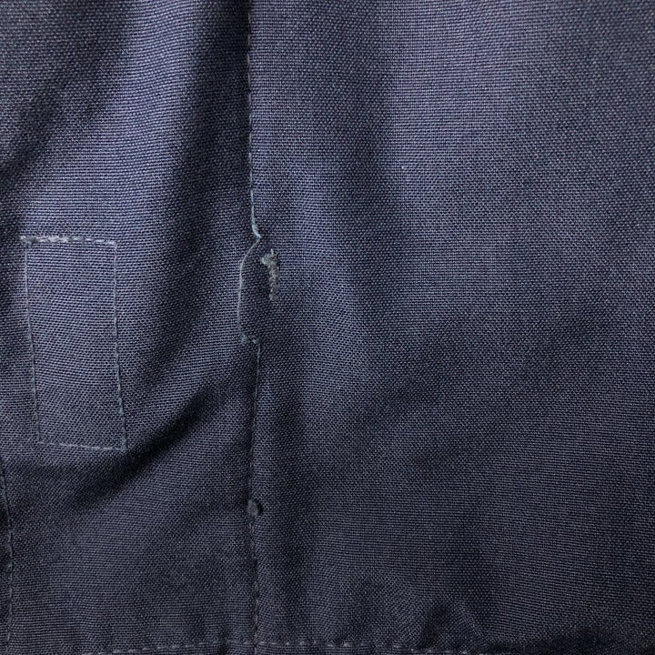 1990'S US Navy Aramid Deck Jacket, Made in USA, Size Medium (38-40), Men's M Aramid navy blue type Vintage Second Hand