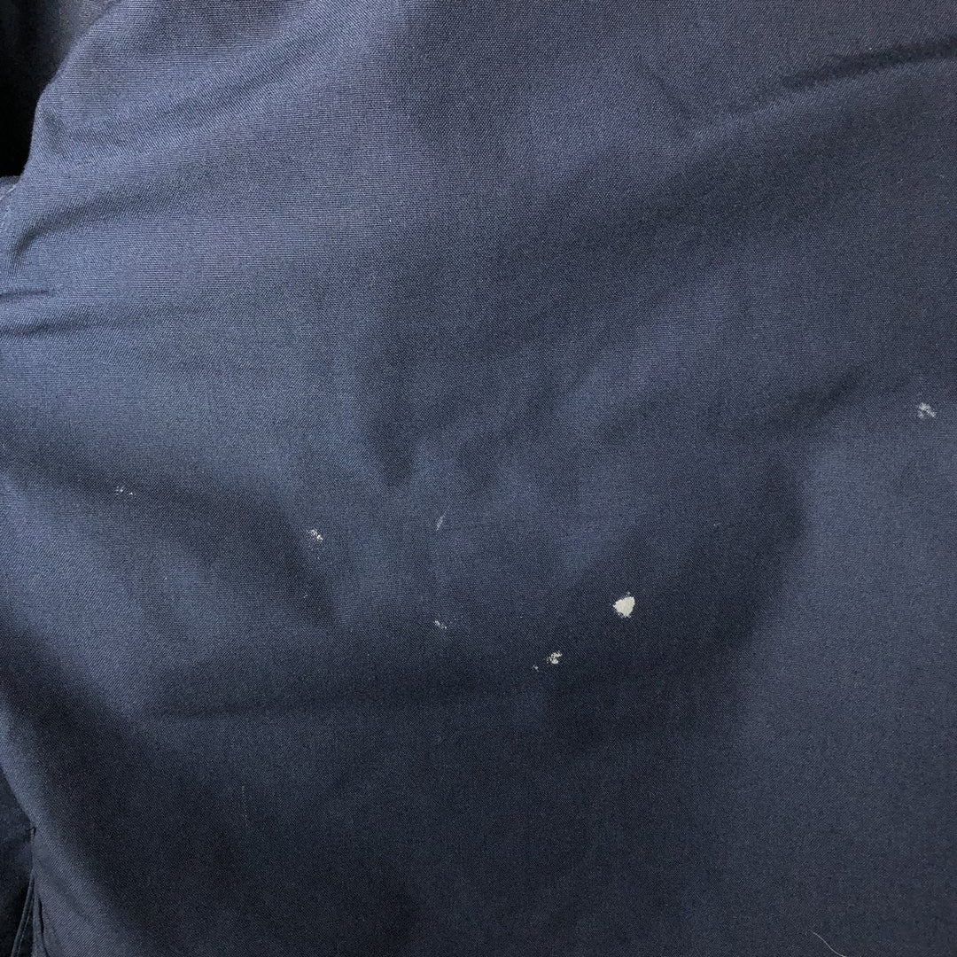 1990'S US Navy Aramid Deck Jacket, Made in USA, Size Medium (38-40), Men's M Aramid navy blue type Vintage Second Hand