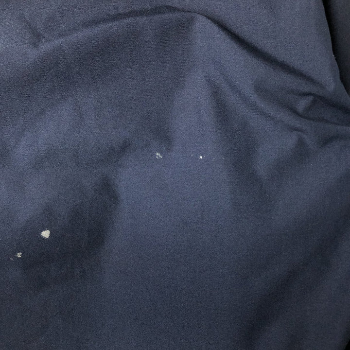 1990'S US Navy Aramid Deck Jacket, Made in USA, Size Medium (38-40), Men's M Aramid navy blue type Vintage Second Hand